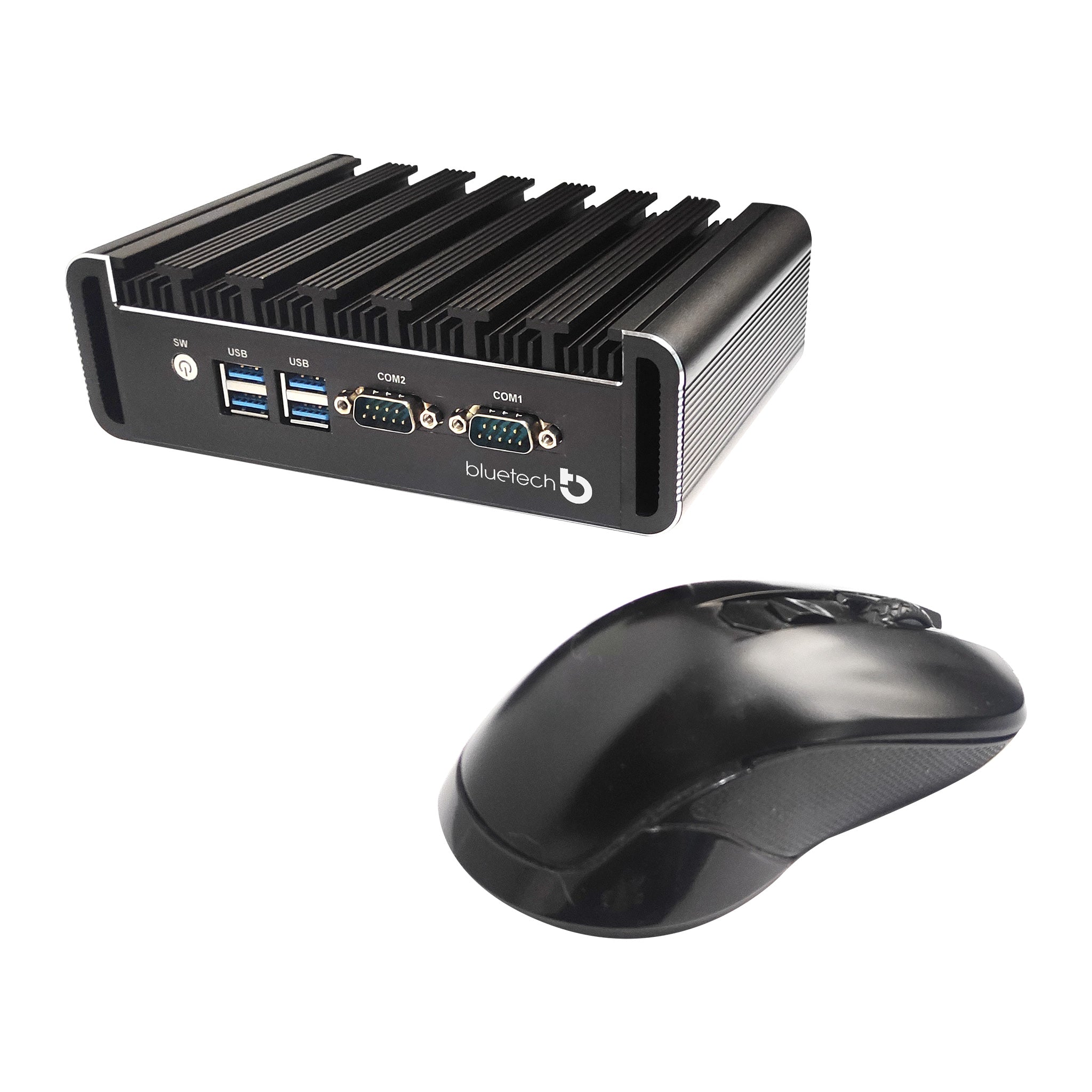 Mini PC Industrial Blue i5 IBT 5300, Intel Core i5, 2x HDMI, 2x LAN Gigabit, 2x Seriais RS 232, 4x USB 3.0, 2x USB 2.0