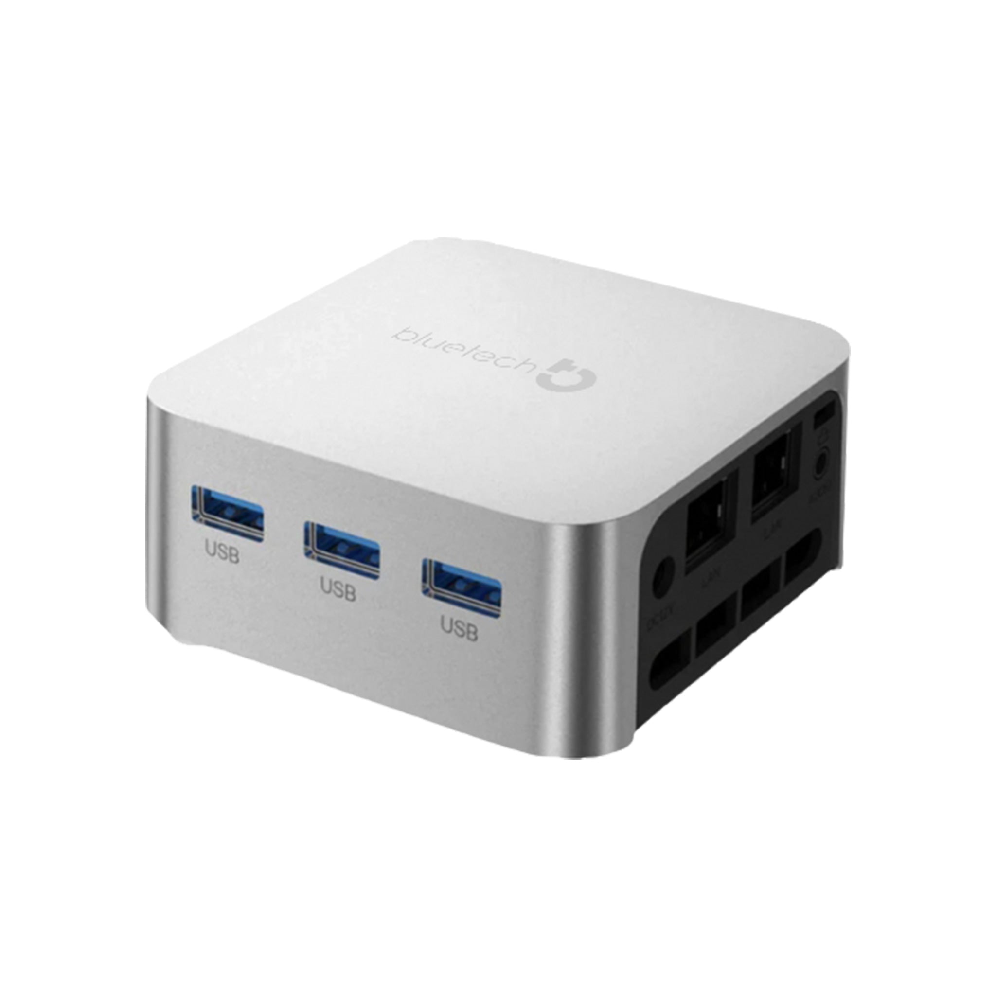 Mini PC Blue NUC BT N95v3 Intel Quad Core, 8GB ou 16GB RAM, Armazenamento 256GB / 512GB, 3x HDMI, 2x LAN RJ-45 Gigabit, 3x USB
