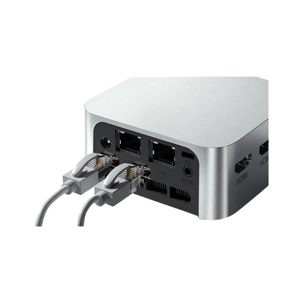 Mini PC Blue NUC BT N95v3 Intel Quad Core, 8GB ou 16GB RAM, Armazenamento 256GB / 512GB, 3x HDMI, 2x LAN RJ-45 Gigabit, 3x USB